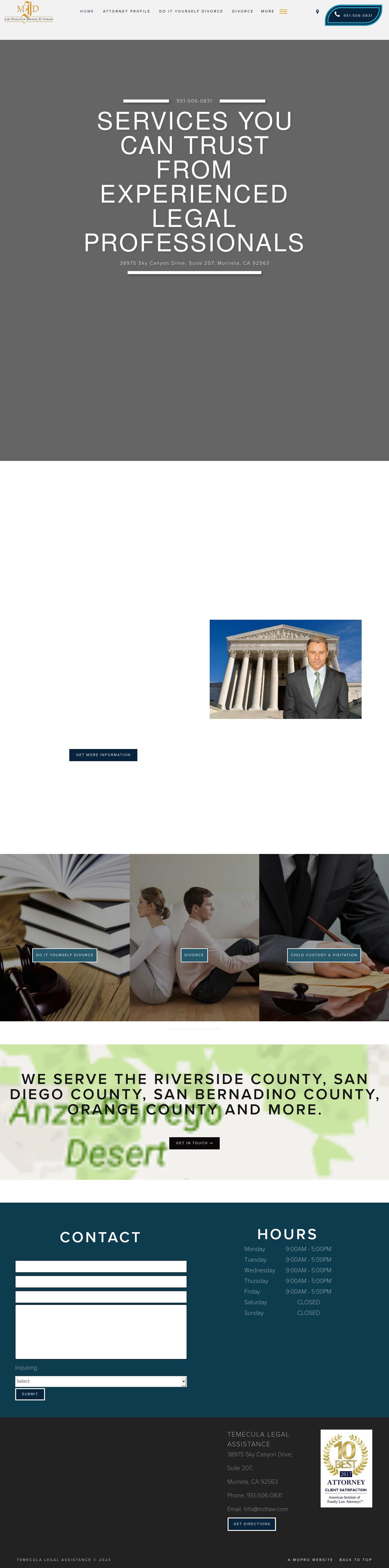 Affordable Legal Assistance - Temecula CA Lawyers