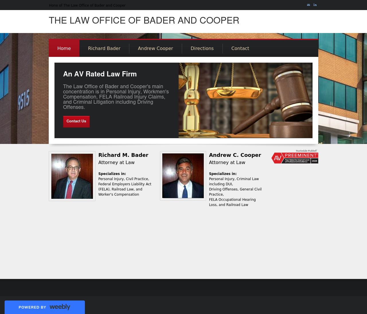 Bader & Cooper - Baltimore MD Lawyers