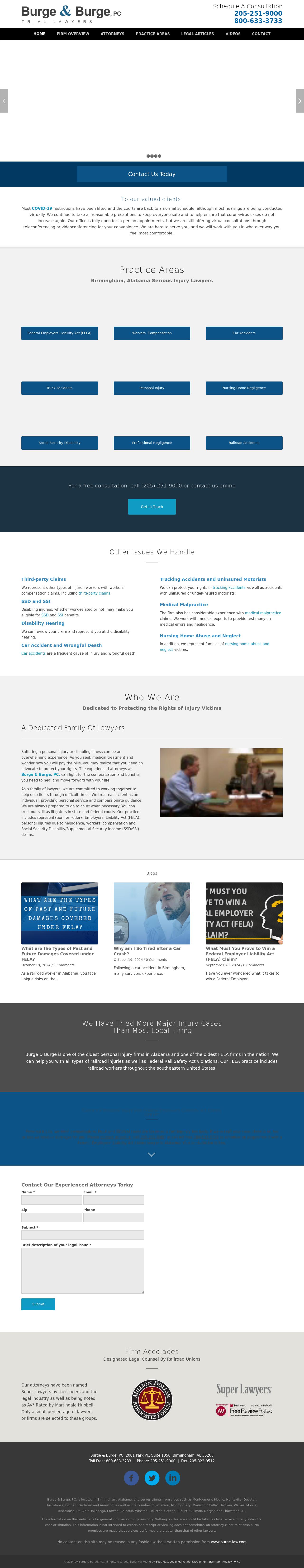 Burge & Burge, PC - Birmingham AL Lawyers