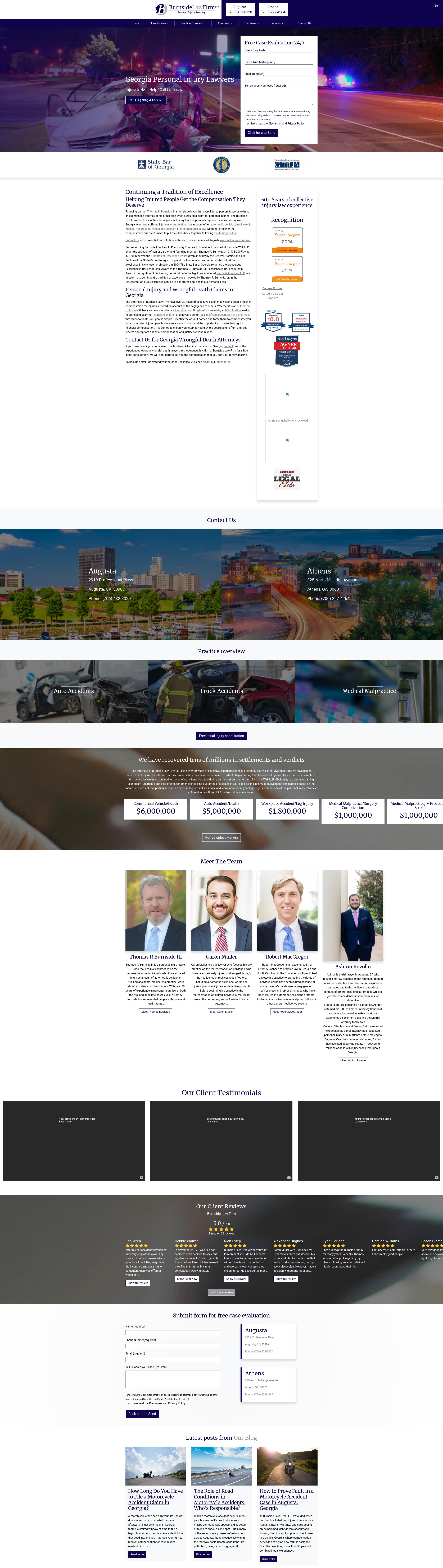 Burnside Law Firm LLP - Augusta GA Lawyers