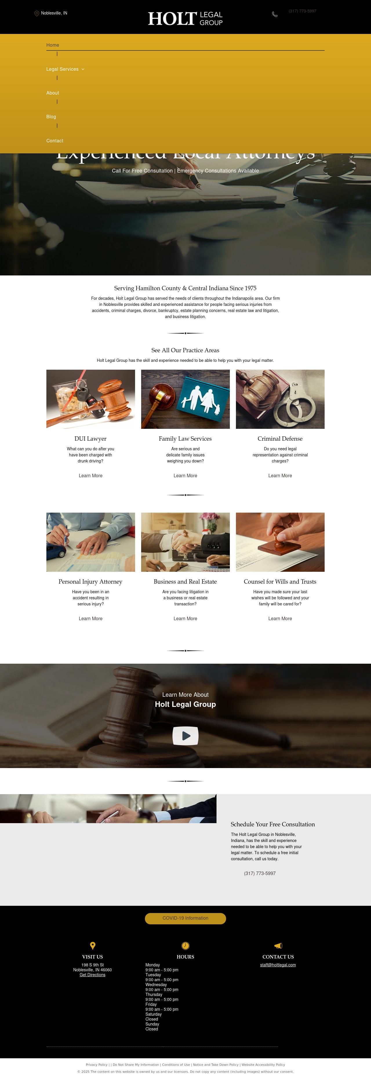 Holt Legal Group - Noblesville IN Lawyers