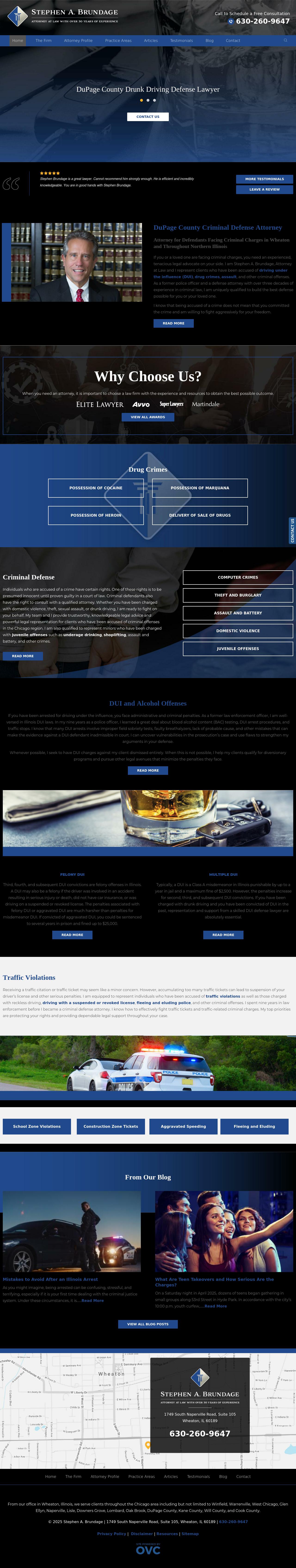 Law Office of Stephen A. Brundage - Wheaton IL Lawyers
