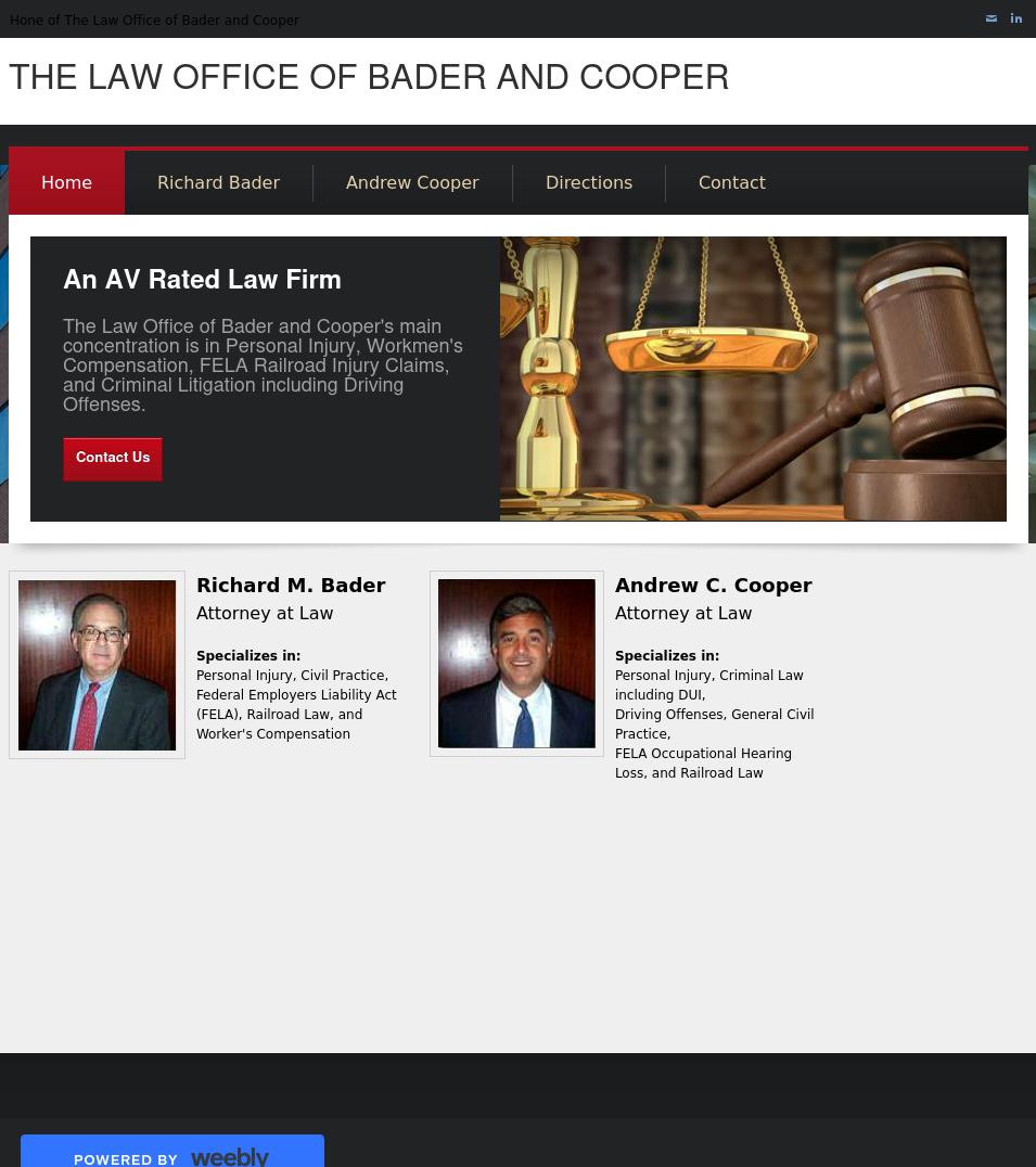 Bader & Cooper - Baltimore MD Lawyers