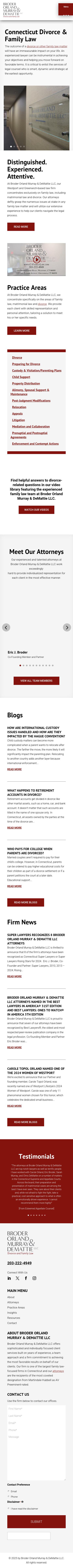 Broder Orland Murray & DeMattie LLC - Westport CT Lawyers