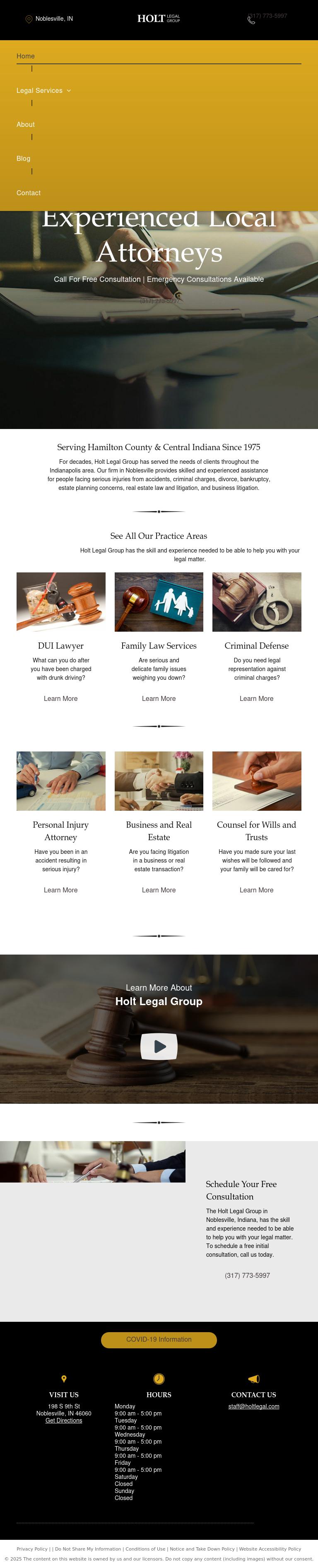 Holt Legal Group - Noblesville IN Lawyers