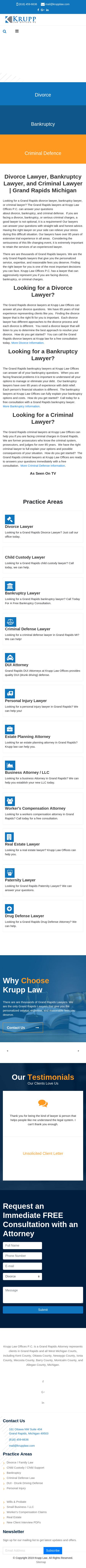 Krupp Law Offices - Grand Rapids MI Lawyers