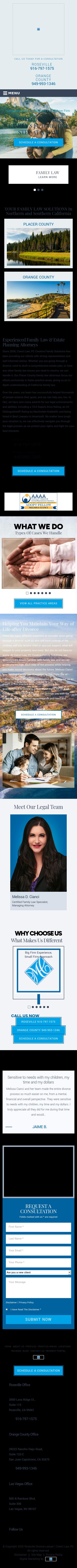 Law Office of Cecil & Cianci, PC - Roseville CA Lawyers
