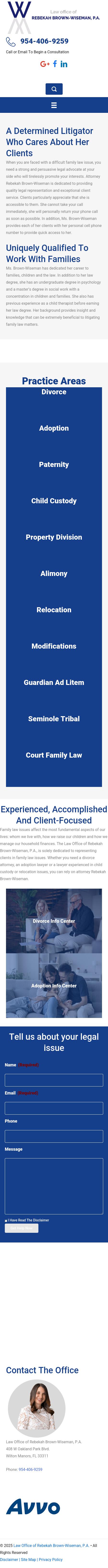 Law Office of Rebekah Brown-Wiseman, P.A. - Fort Lauderdale FL Lawyers