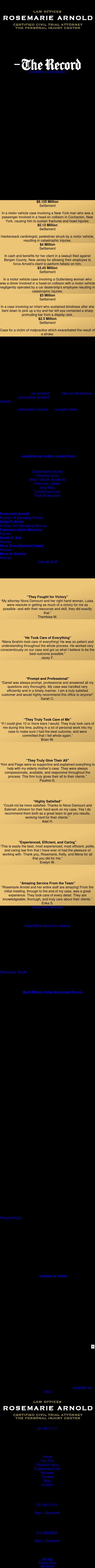 Law Offices Rosemarie Arnold - Fort Lee NJ Lawyers