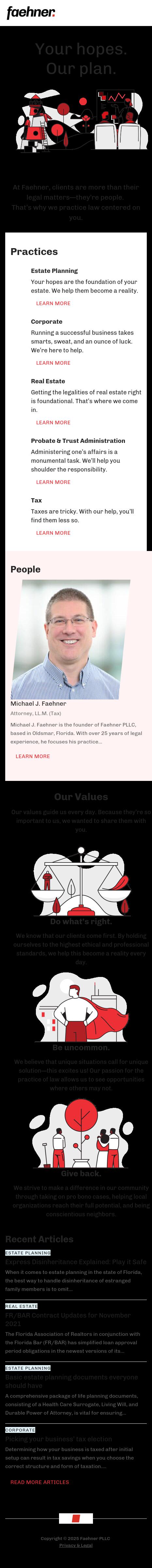 M. Faehner, Esq., LLC - Clearwater FL Lawyers