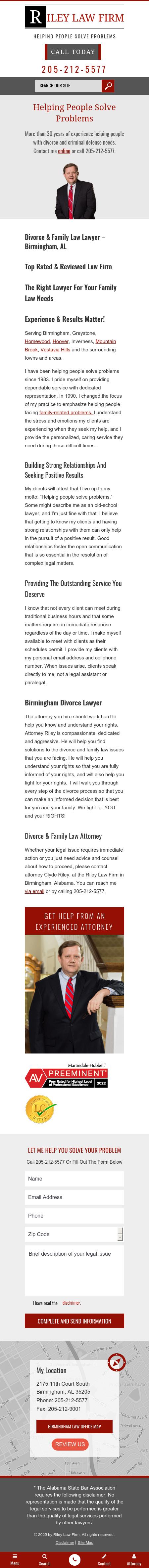 Riley Law Firm - Birmingham AL Lawyers