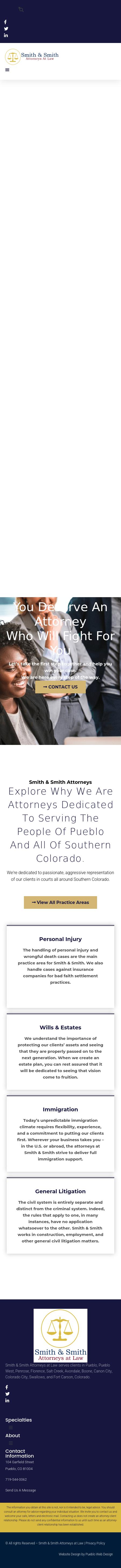Smith, Mickey W - Pueblo CO Lawyers