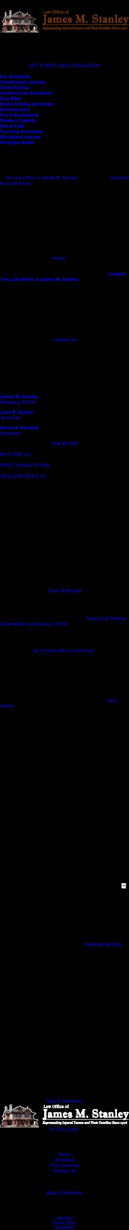 Stanley James Law Office - Fort Worth TX Lawyers