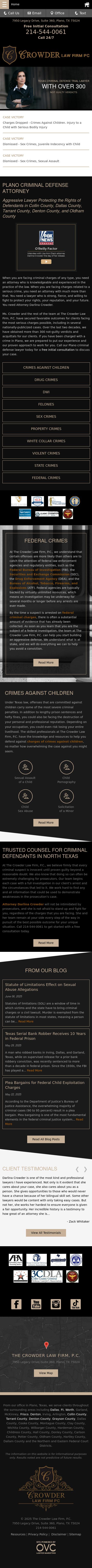 The Crowder Law Firm, P.C - Plano TX Lawyers