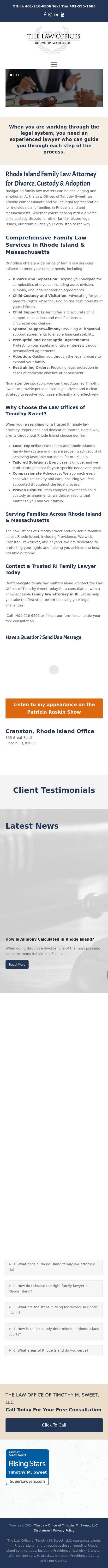 The Law Office of Timothy M. Sweet, LLC - Providence RI Lawyers