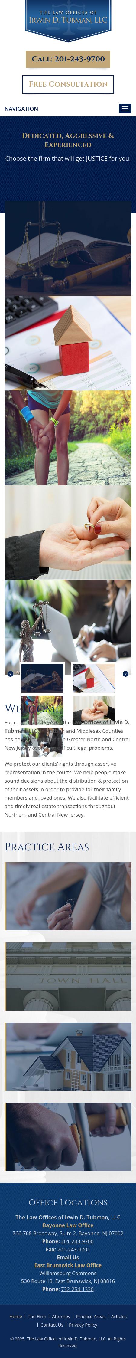 The Law Offices of Irwin D. Tubman, LLC - East Brunswick NJ Lawyers