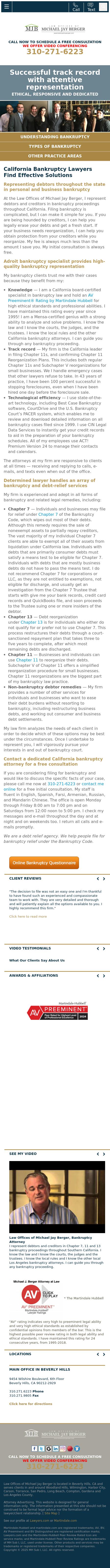 The Law Offices of Michael Jay Berger - Woodland Hills CA Lawyers