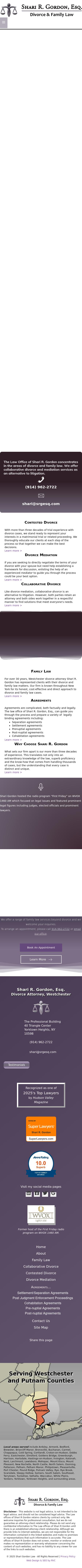 The Law Offices of Shari R. Gordon - White Plains NY Lawyers
