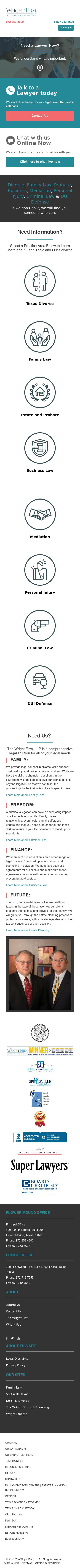 The Wright Firm, LLP -  Lewisville TX Lawyers