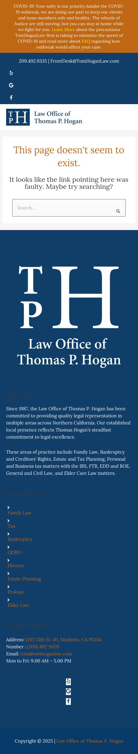 Thomas Hogan Law Office - Sacramento CA Lawyers