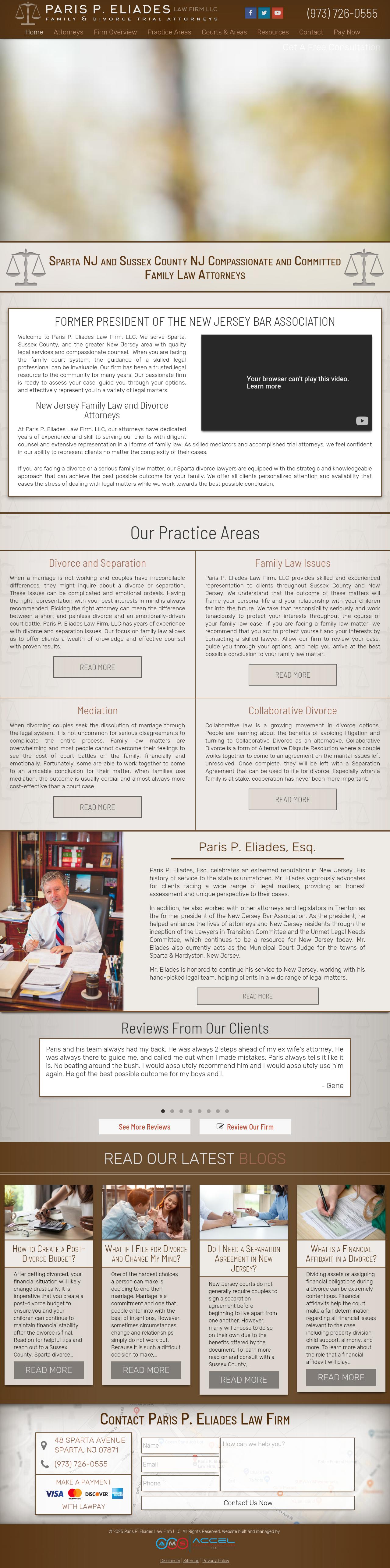 Paris P. Eliades Law Firm LLC - Sparta NJ Lawyers