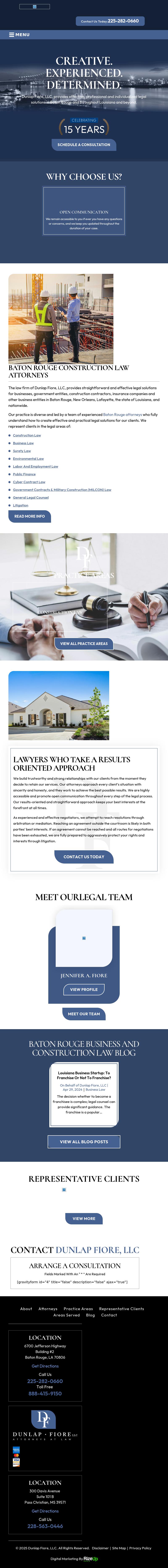 Dunlap Fiore, LLC - Baton Rouge LA Lawyers