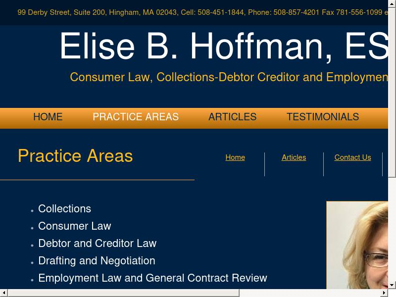 Elise B. Hoffman, Esq. - Andover MA Lawyers