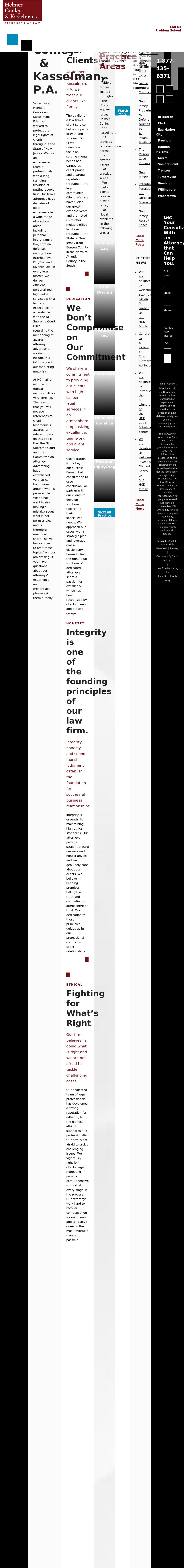 Helmer, Conley & Kasselman, P.A. - Freehold NJ Lawyers