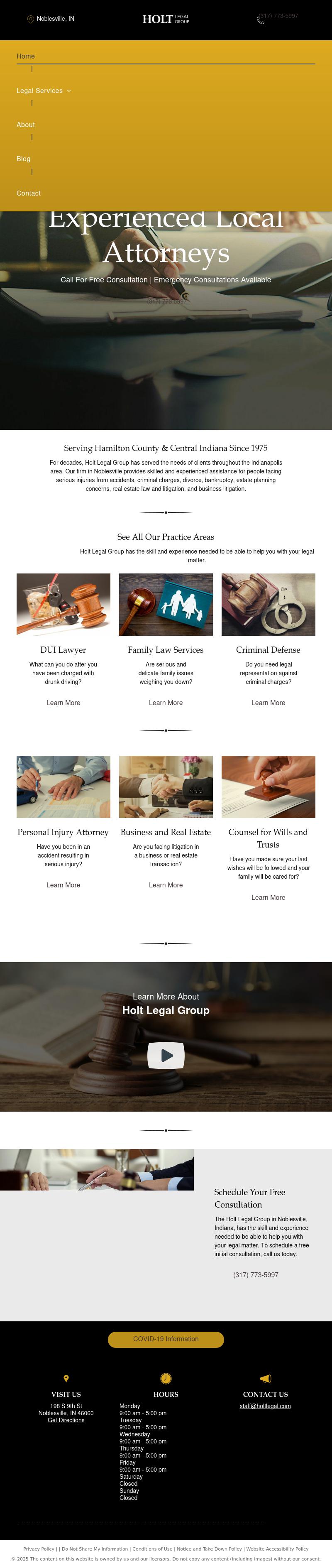 Holt Legal Group - Noblesville IN Lawyers