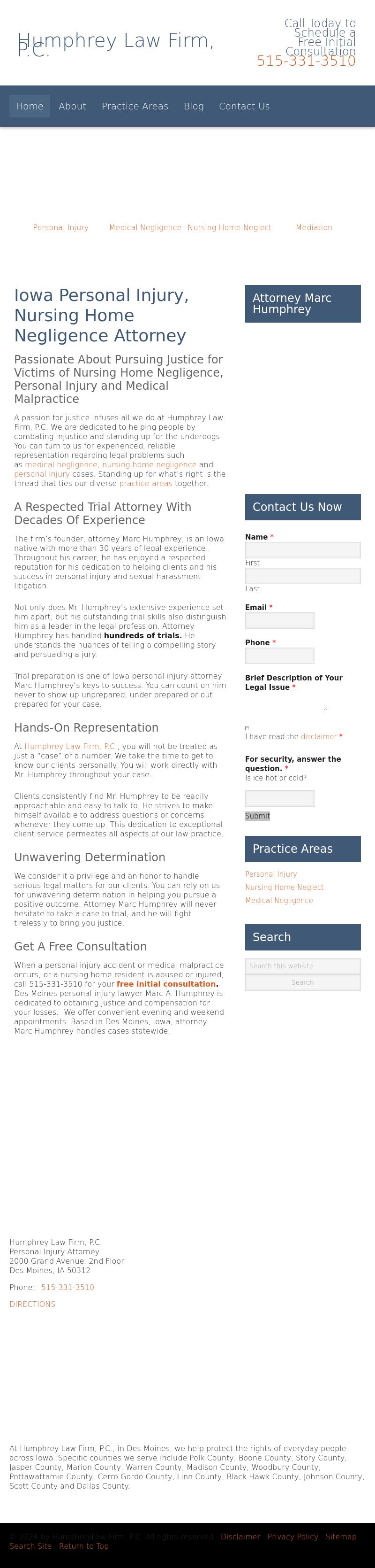 Humphrey Law Firm, P.C. - Des Moines IA Lawyers