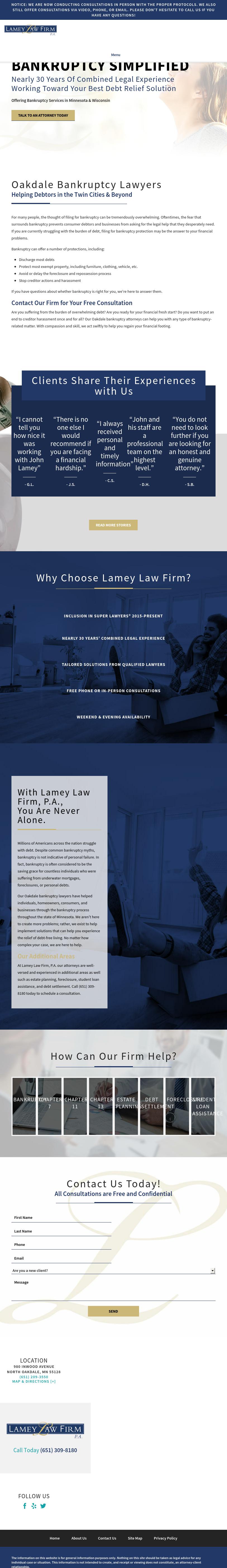 Lamey Law Firm - Oakdale MN Lawyers