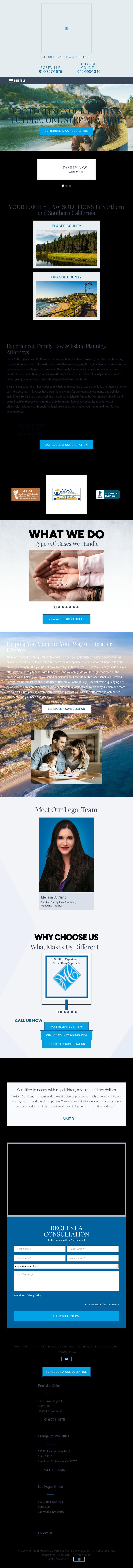 Law Office of Cecil & Cianci, PC - Roseville CA Lawyers