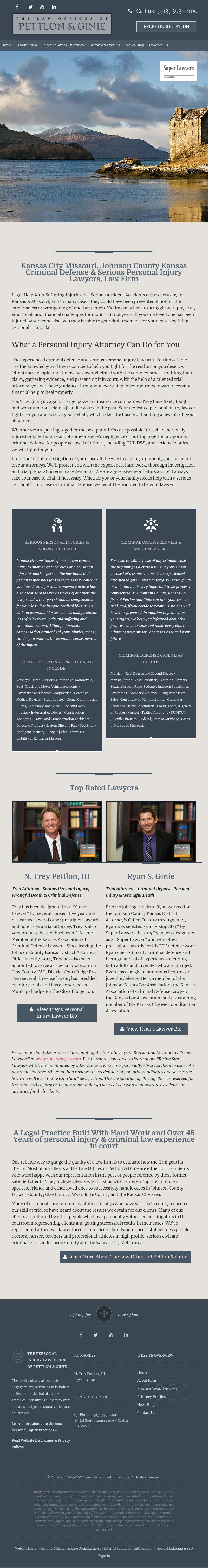 Law Office of Pettlon & Ginie - Olathe KS Lawyers