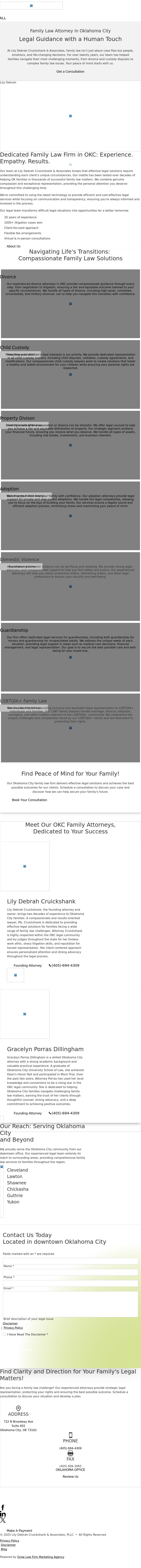 Lily Debrah Cruickshank & Associates, PLLC - Oklahoma City OK Lawyers