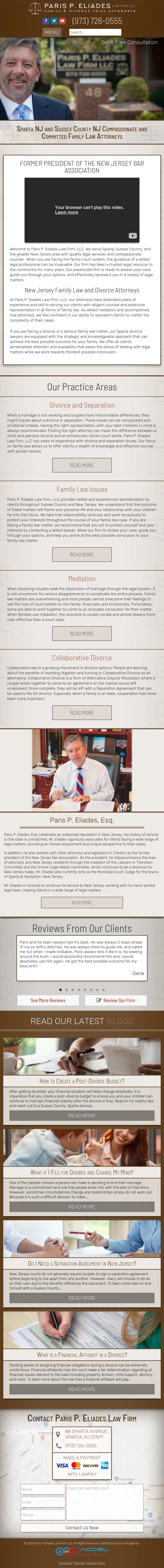 Paris P. Eliades Law Firm LLC - Sparta NJ Lawyers