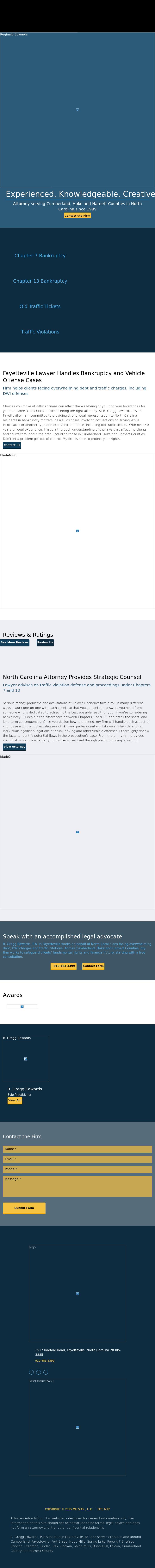 R. Gregg Edwards, P.A. - Fayetteville NC Lawyers