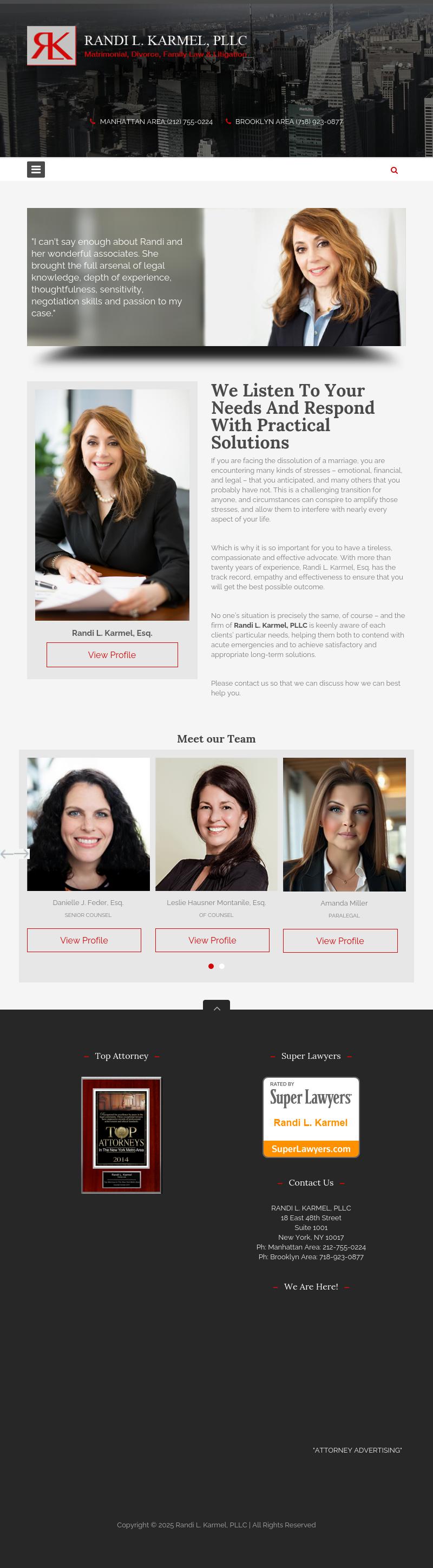 Randi L. Karmel PLLC - New York NY Lawyers