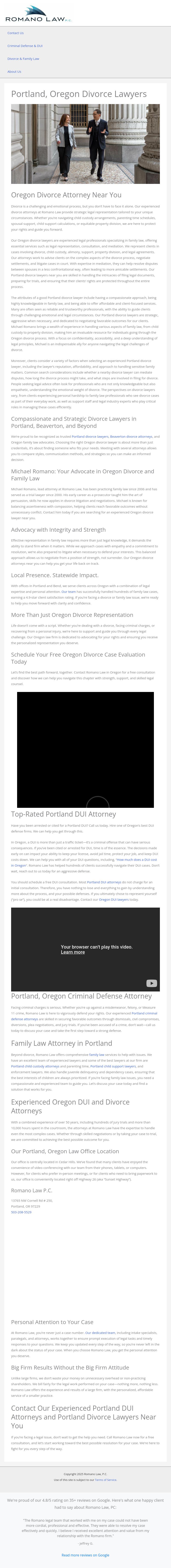 Romano Law, P.C. - Bend OR Lawyers