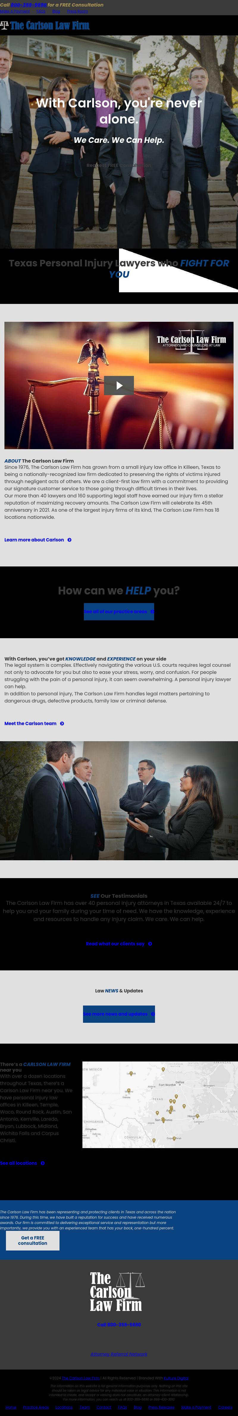 The Carlson Law Firm - Bryan TX Lawyers