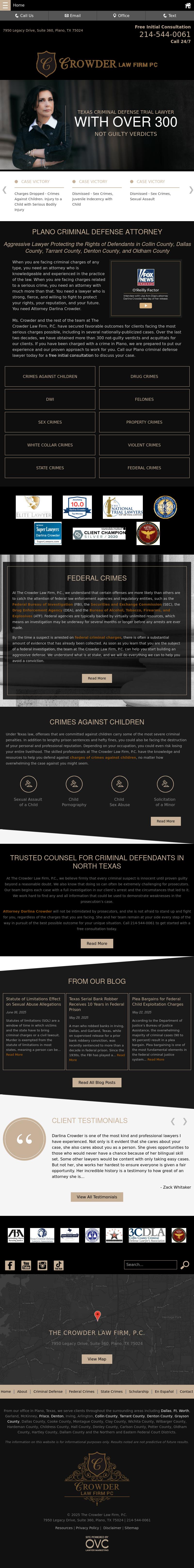 The Crowder Law Firm, P.C - Plano TX Lawyers