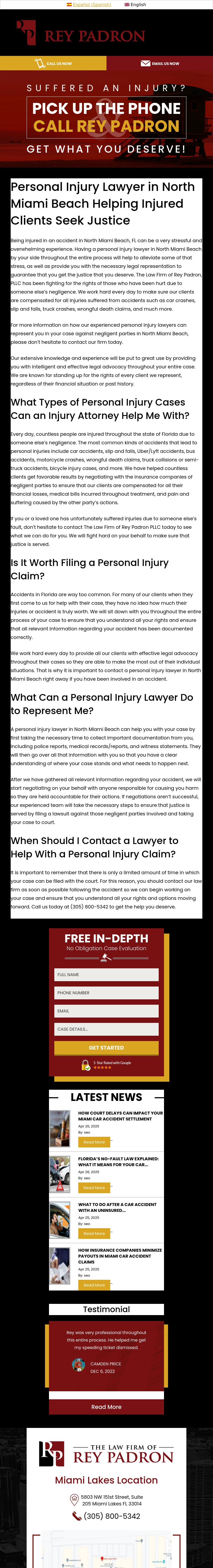The Law Firm of Rey Padron, PLLC - North Miami Beach FL Lawyers