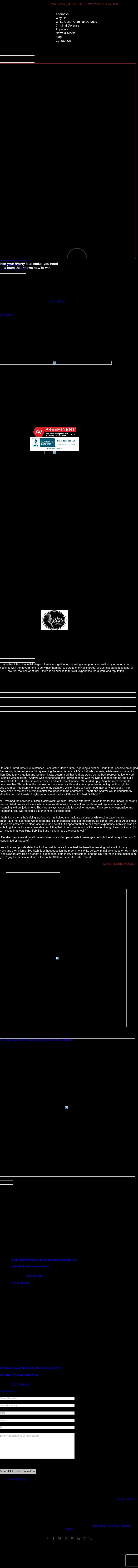 Stahl Criminal Defense Lawyers - Westfield NJ Lawyers