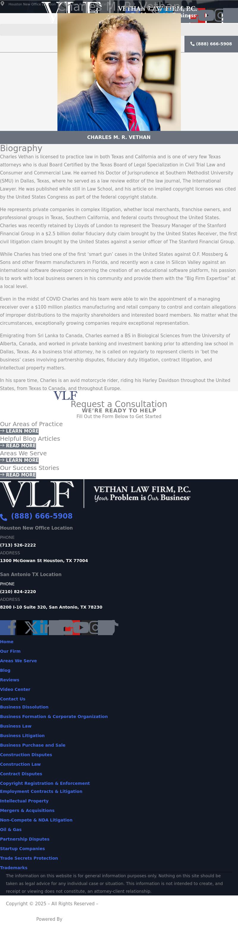 The Vethan Law Firm, P.C. - Houston TX Lawyers