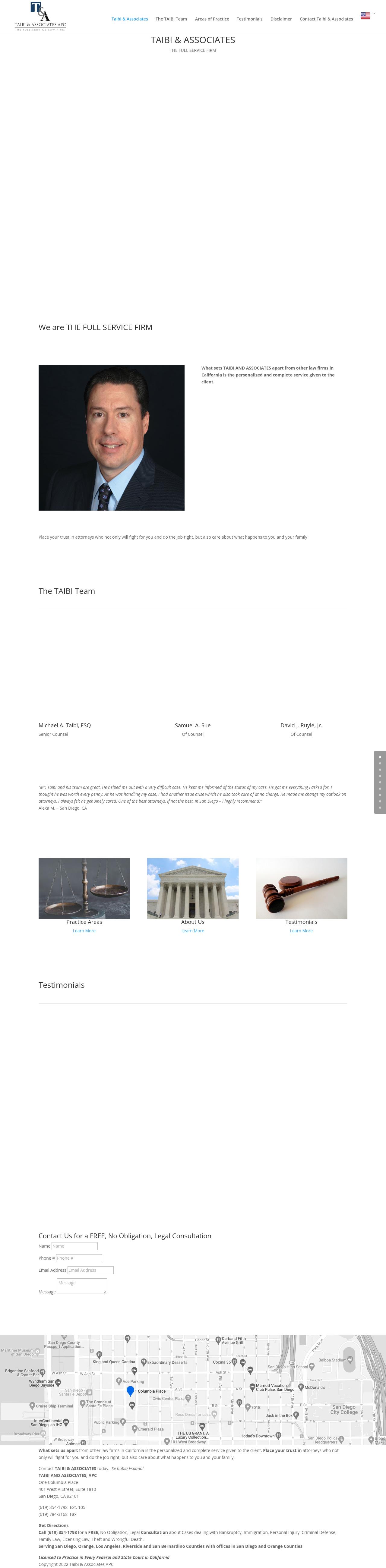 Taibi & Associates - Poway CA Lawyers