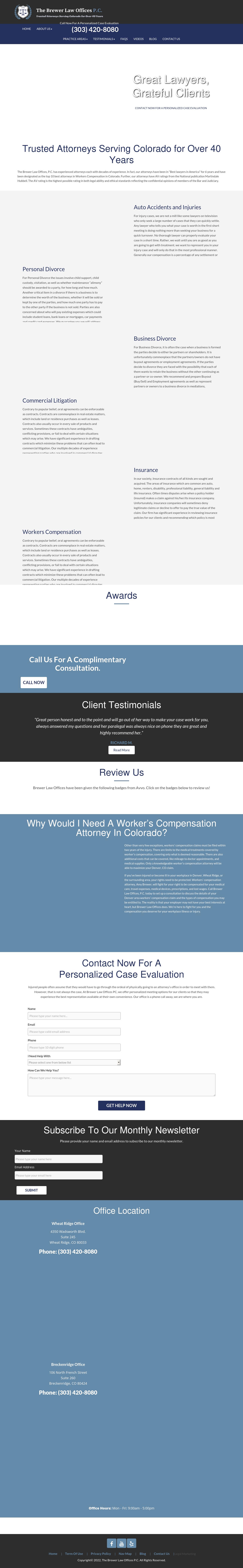 The Brewer Law Offices P.C. - Colorado Springs CO Lawyers