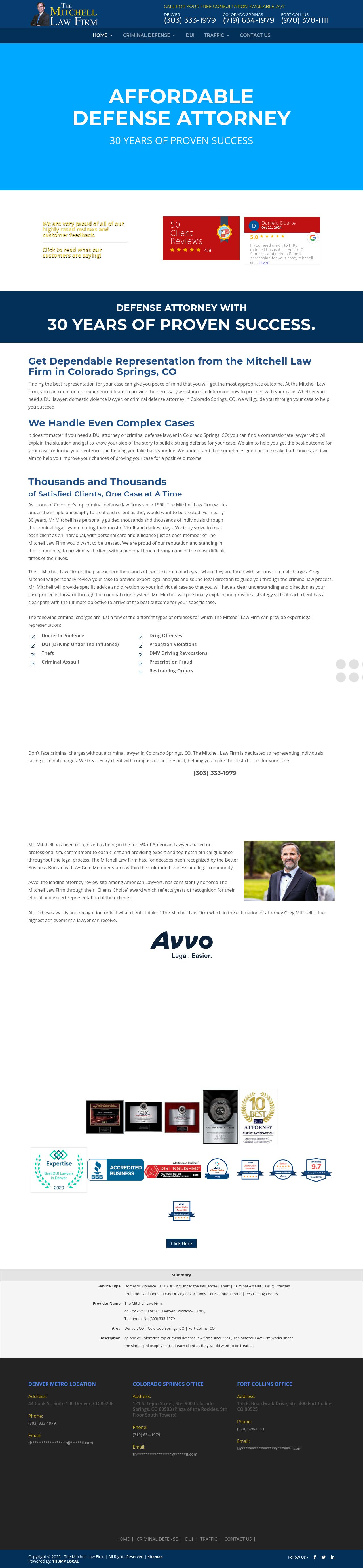 The Mitchell Law Firm - Fort Collins CO Lawyers