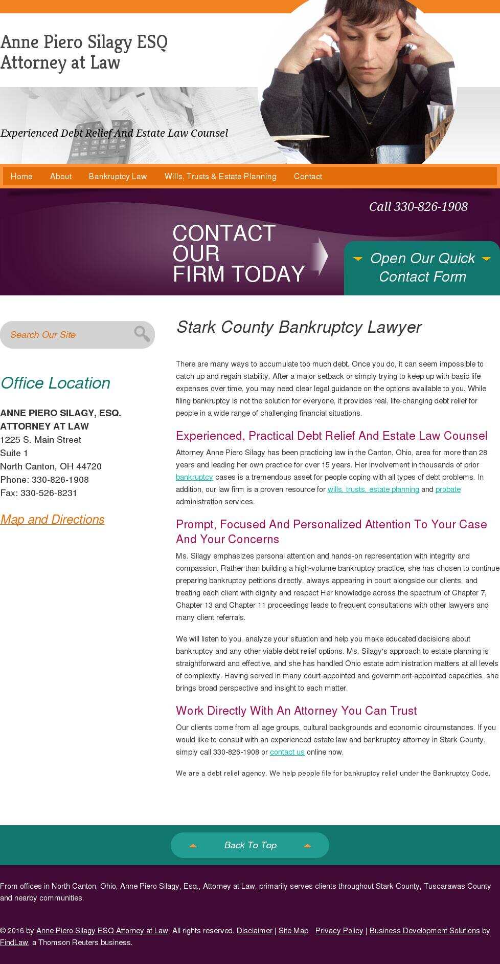Anne Piero Silagy ESQ Attorney at Law - North Canton OH Lawyers