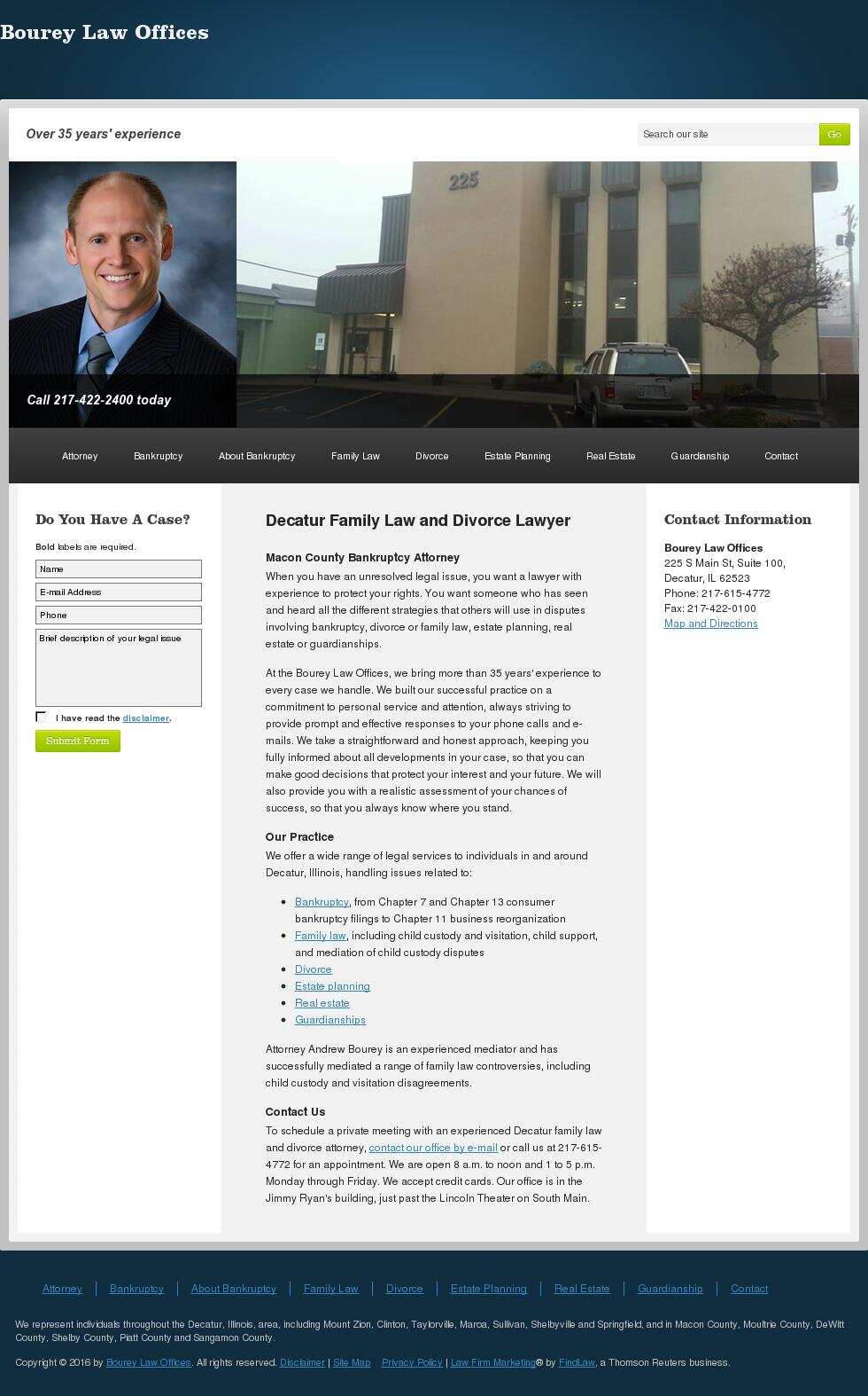Bourey Law Offices - Decatur IL Lawyers