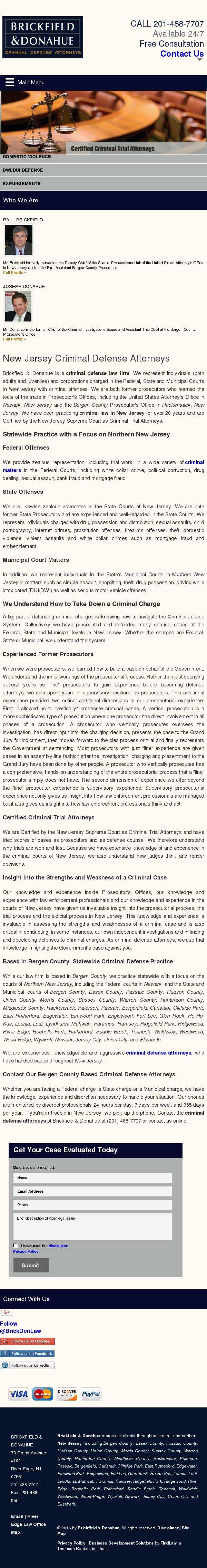 Brickfield & Donahue - River Edge NJ Lawyers
