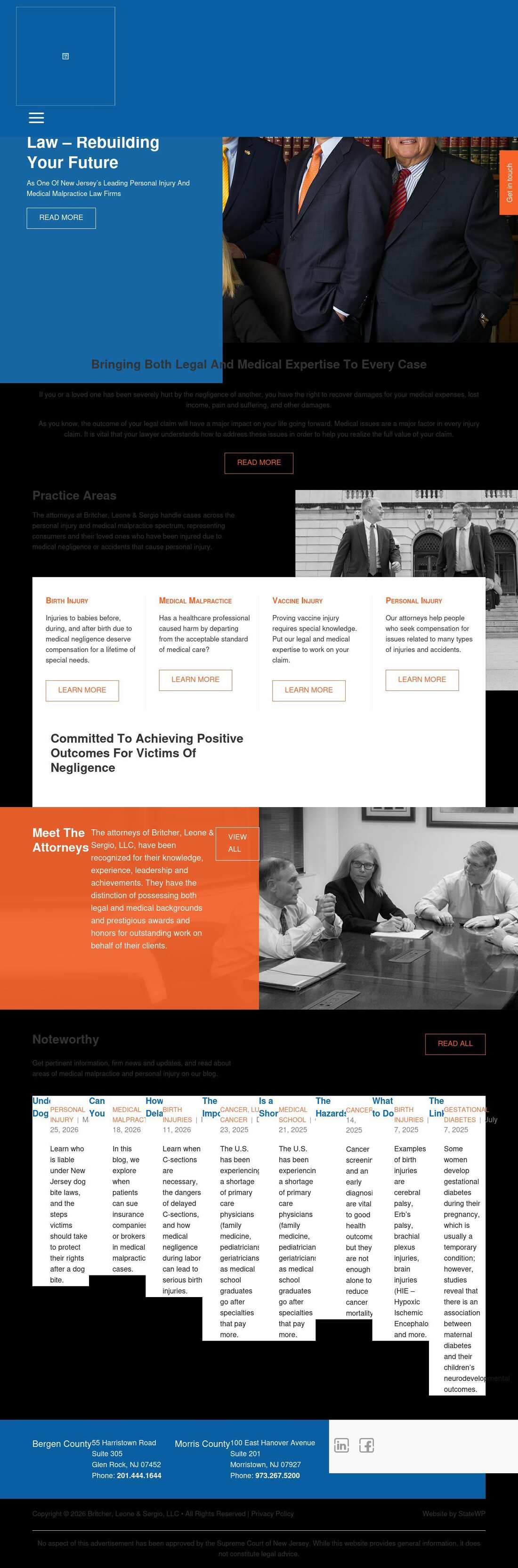 Britcher Leone & Roth LLC - Glen Rock NJ Lawyers